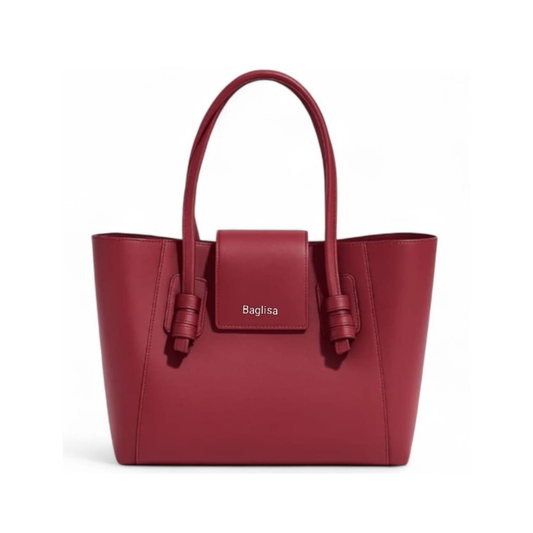 Lisa flab Tote Bag Mehroon